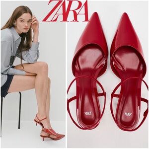 SLINGBACK FAUX PATENT KITTEN HEELS bloggeres favorite